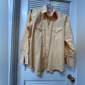 SHEPLERS✨Men's Beige Western Shirt✨small
